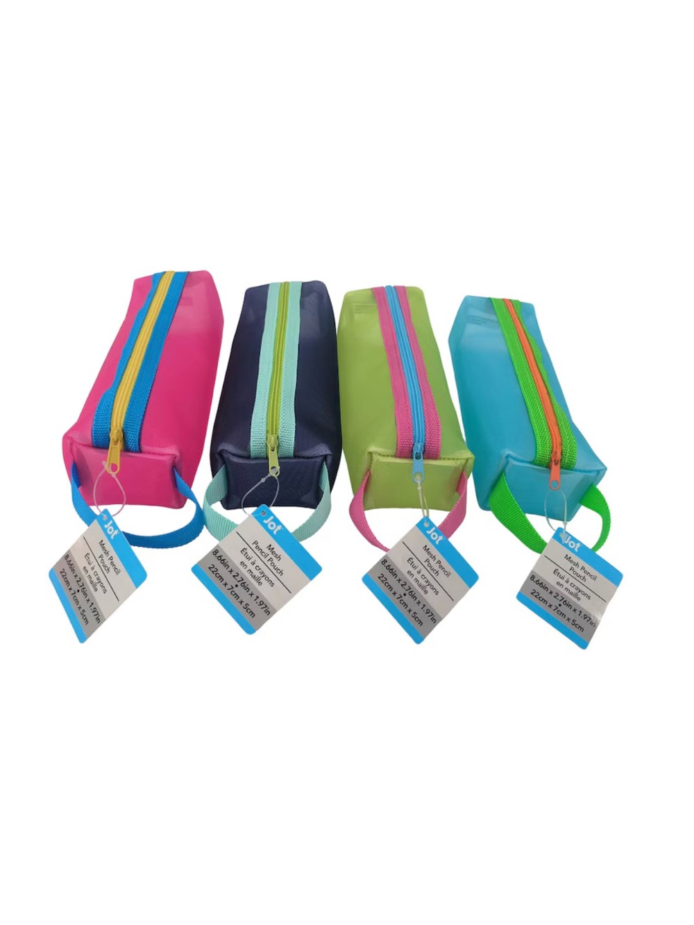Colorful Mesh Storage Pouch Case Collection